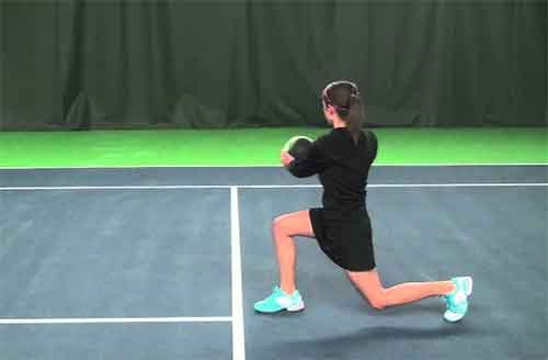 tennis Lunges